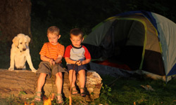 fall camping