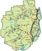 Map of the Adirondacks