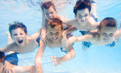 Swimming At Summer Camp