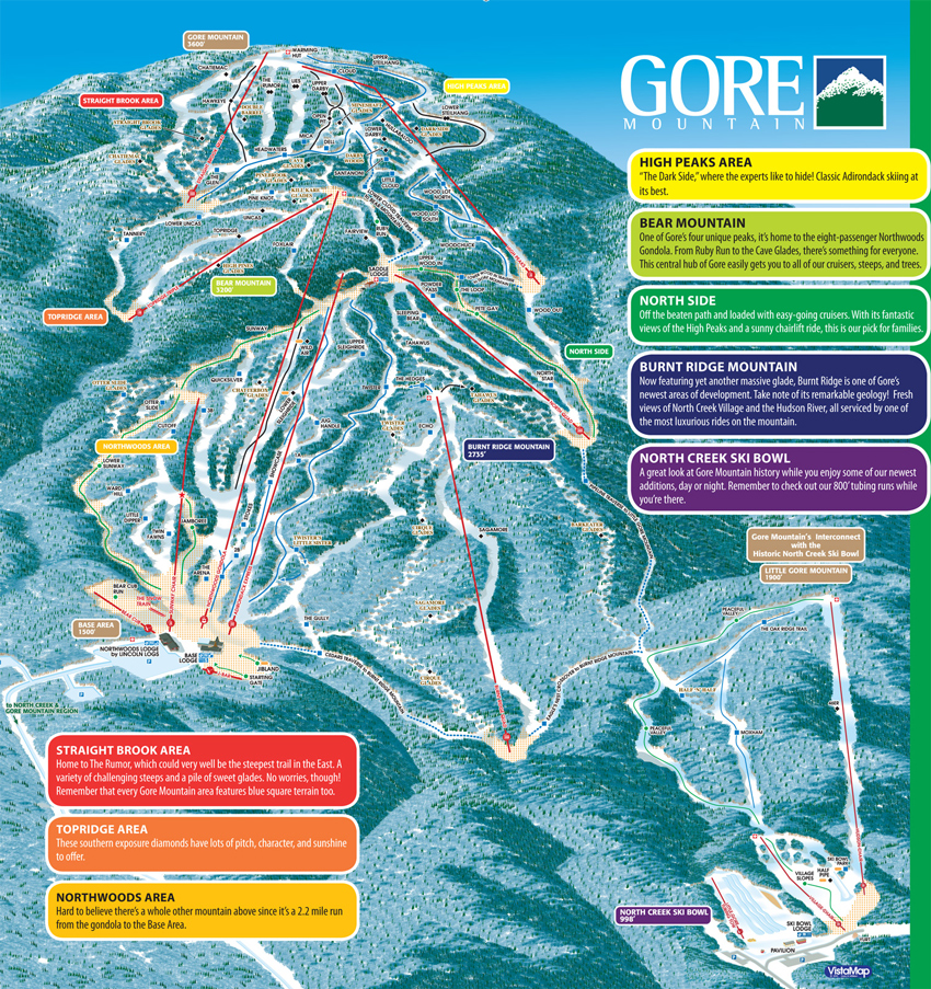 Ski Bowl Map