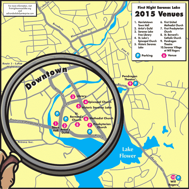 saranac first night venue map