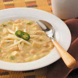 Home made white chili