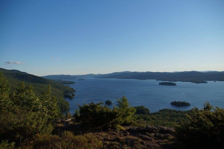 view of water from higher altitude