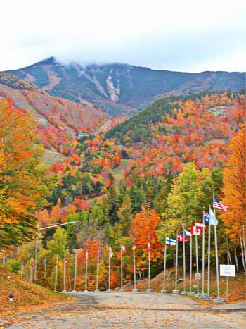 Whiteface Mountain in the fall