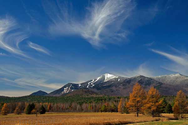 Julie Goodblood Clark: Whiteface in the morning sun. Taken from Rt 86.