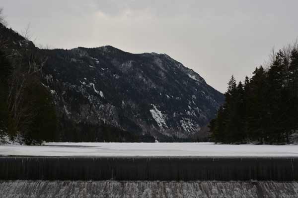 Mark Scirocco: Looking over Ausable Dam.