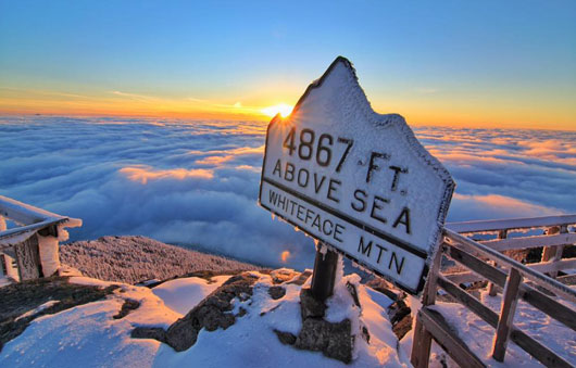 view from whiteface mountain