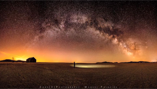 milky way photo at norman ridge near vermontville