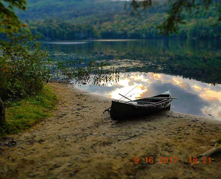 garnet lake in the Adirondacks