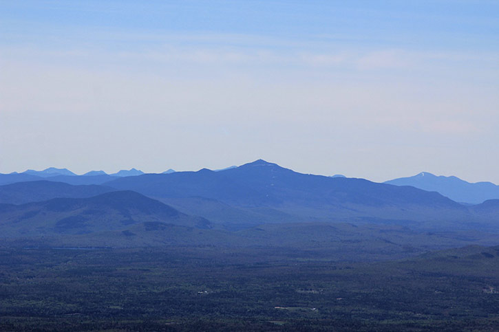 view of the high peaks in the adirondacks