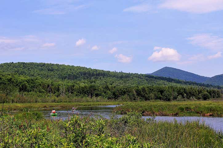 kayakers in the adirondacks