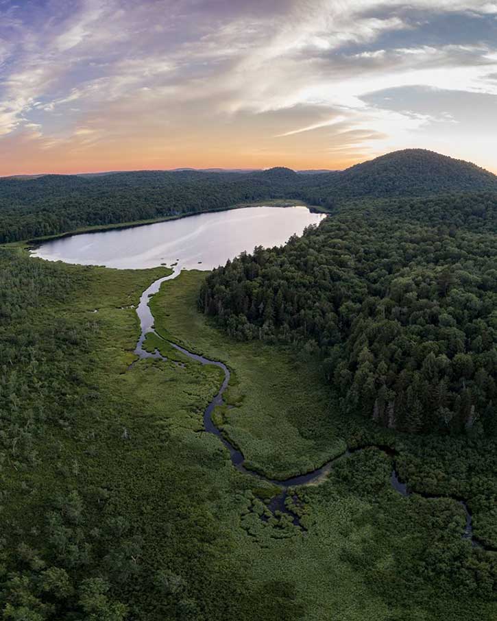 good luck lake in the adirondacks