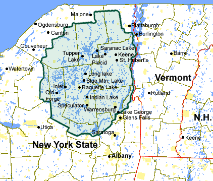 map of new york state and vermont Adirondack Region Map Discover The Adirondacks Of New York map of new york state and vermont