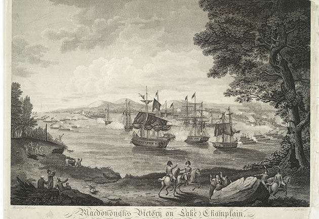 battle of plattsburgh engraving