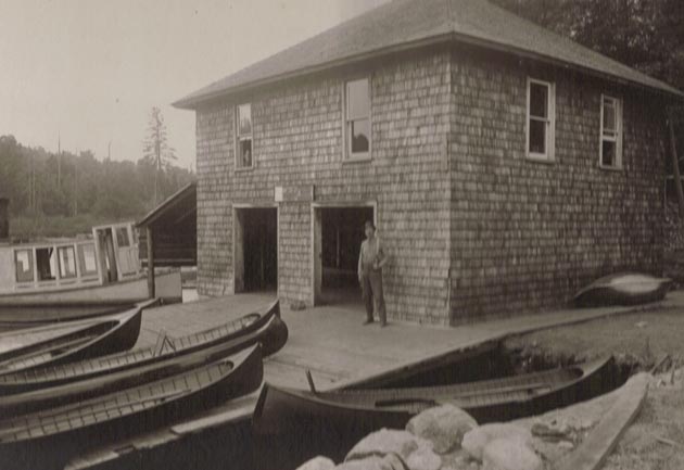 boathouse at big moose lake