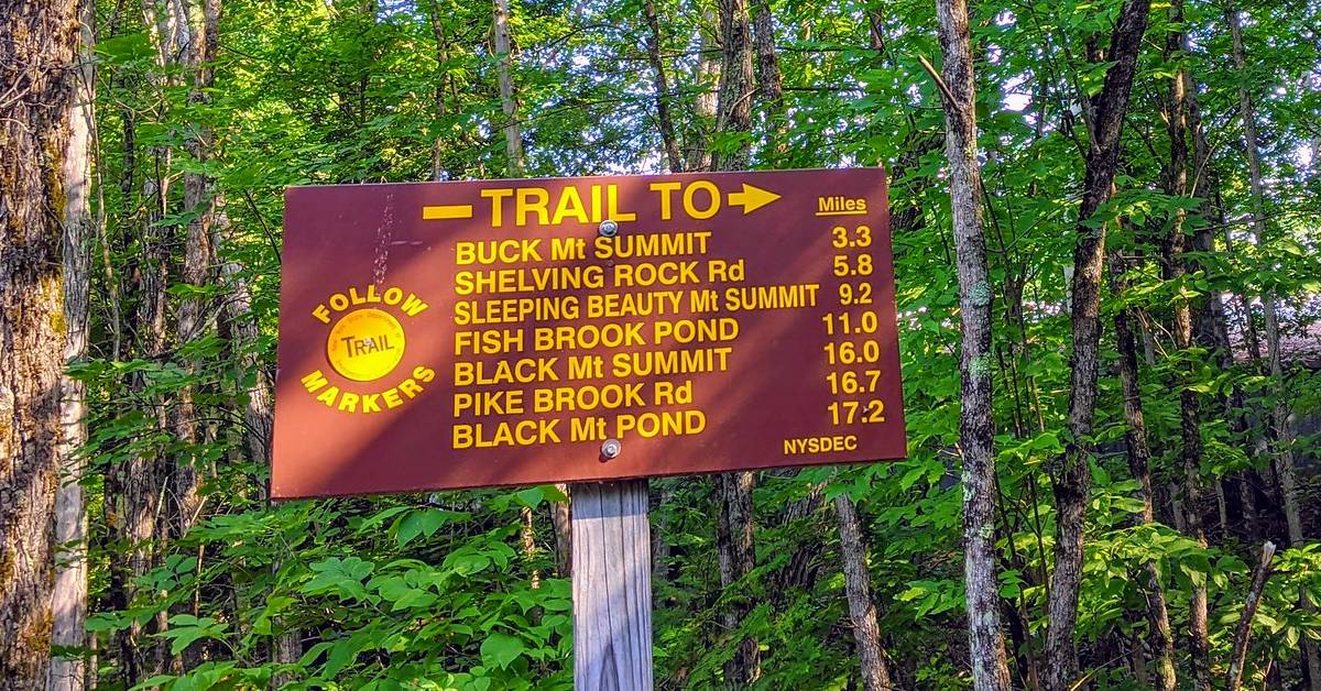 Shelving Rock Falls Trail Map The Lake George 12ster A 12 Peak Hiking Challenge