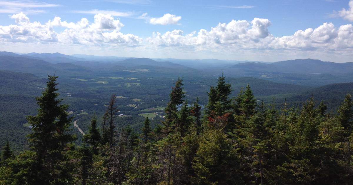 view from summit