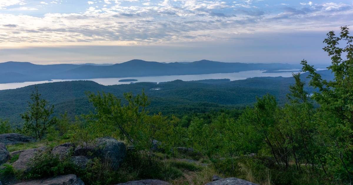 mountain summit view