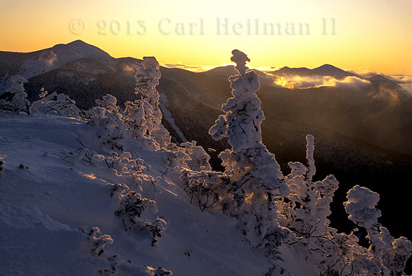 sunset on Gothics summit