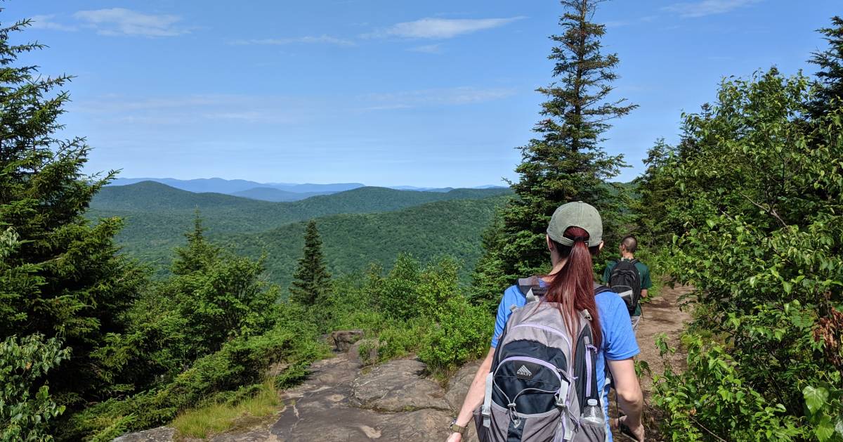 hikers on a mountain