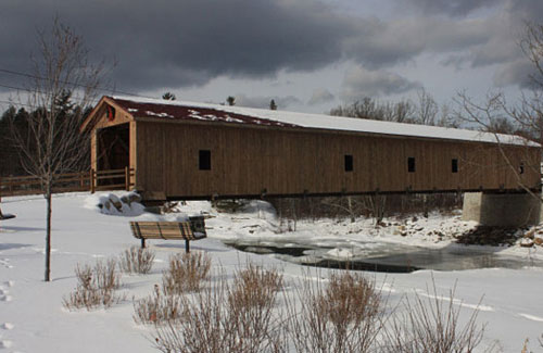 jay bridge in winter