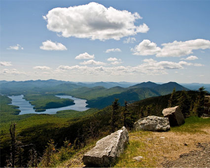 A view in Lake Placid, NY