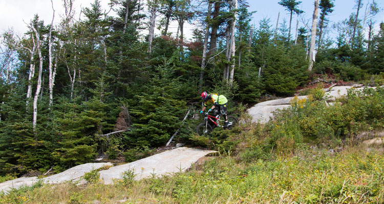 mountain biking on gore mountain