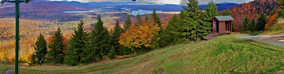 view of old forge from mccauley mountain