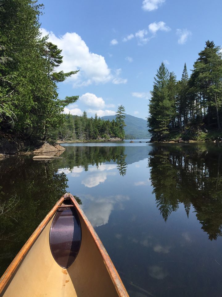 canoe in adks