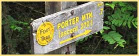 porter trail sign