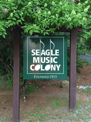 seagle music colony sign