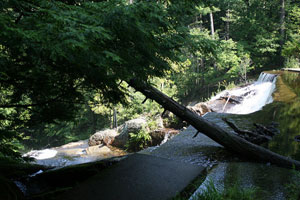 shelving rock falls