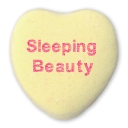 sleeping beauty conversation heart