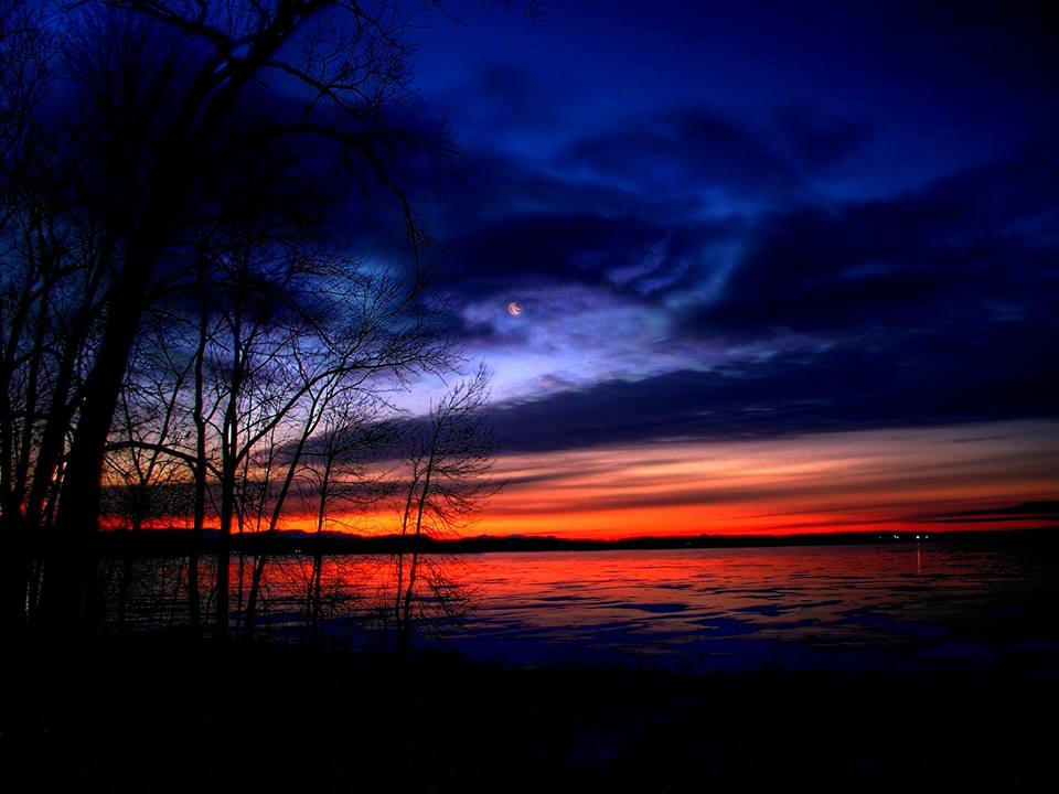 ADK Pic of the Week Rob Orr: Sunset Lake Champlain