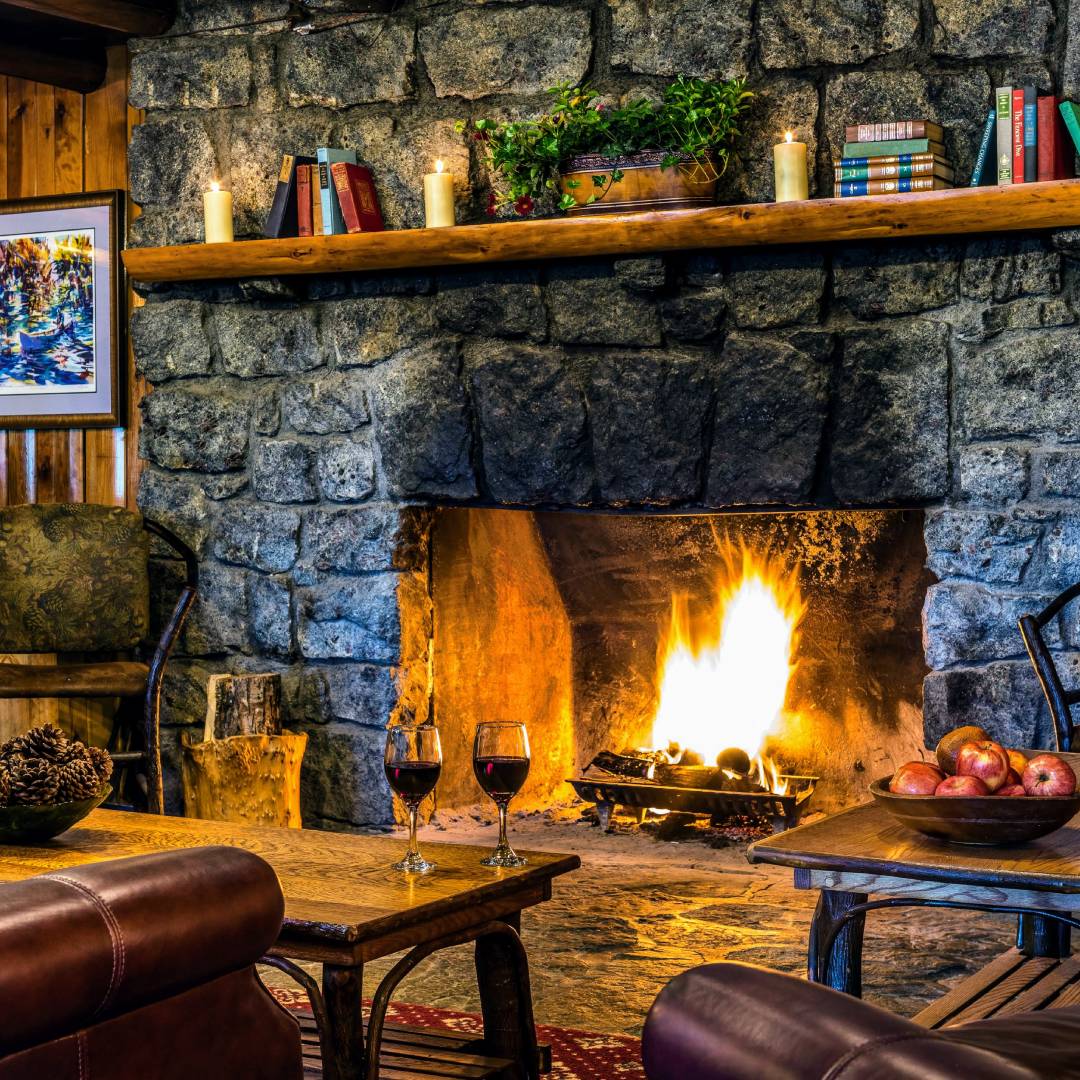 Find Cozy Winter Lodging With Fireplaces in the Adirondacks: Resorts
