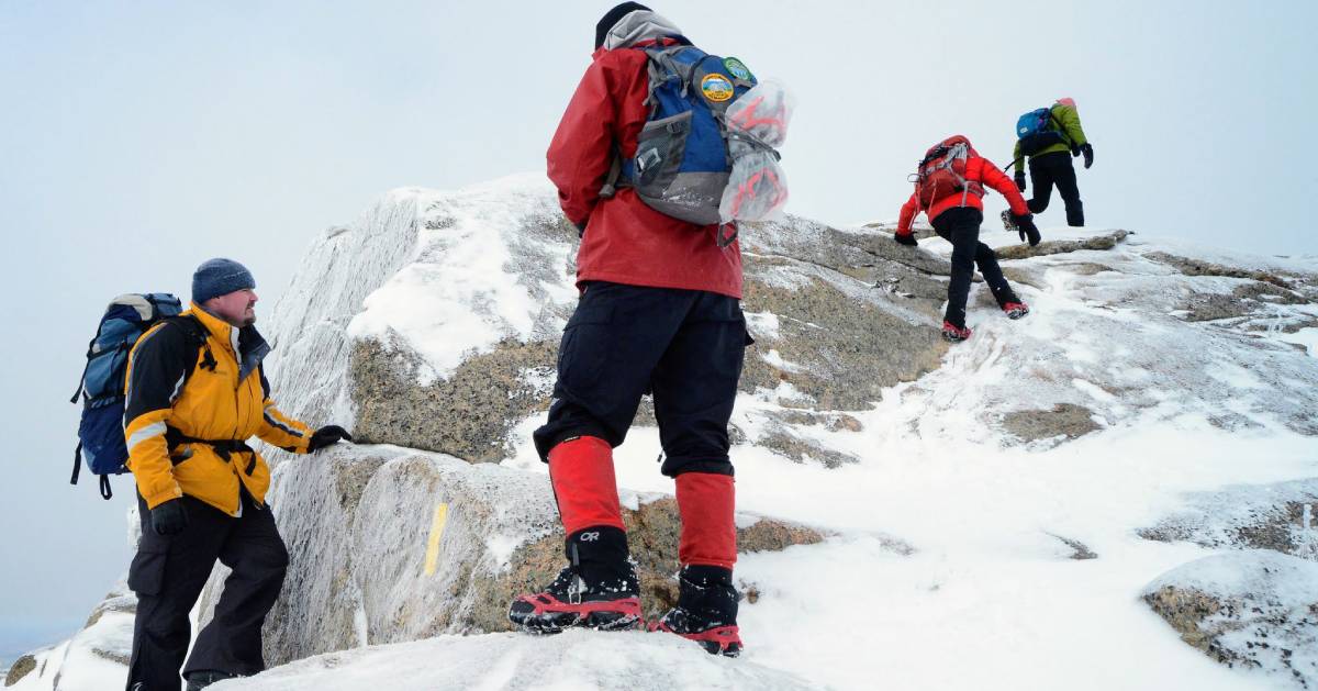 winter hiking apparel