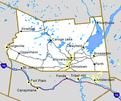 Fulton County NY Map