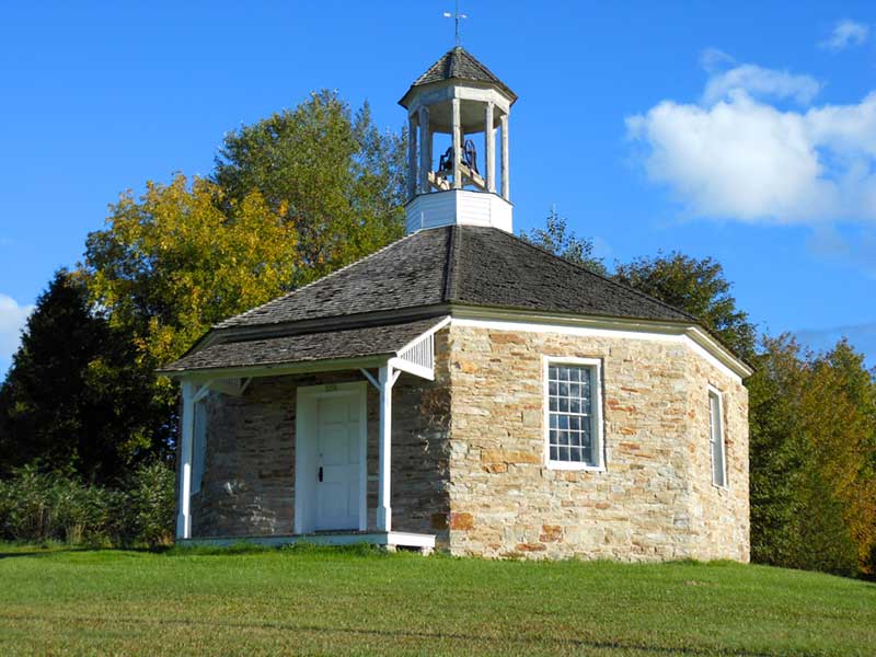 Octagonal School House in Essex NY